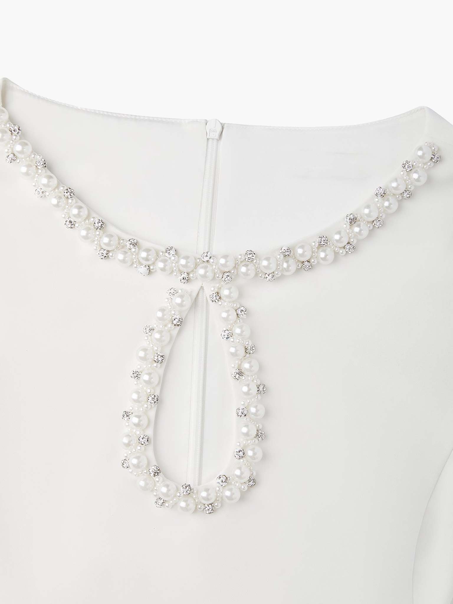 Hester mouwloze mini-jurk met uitsparing