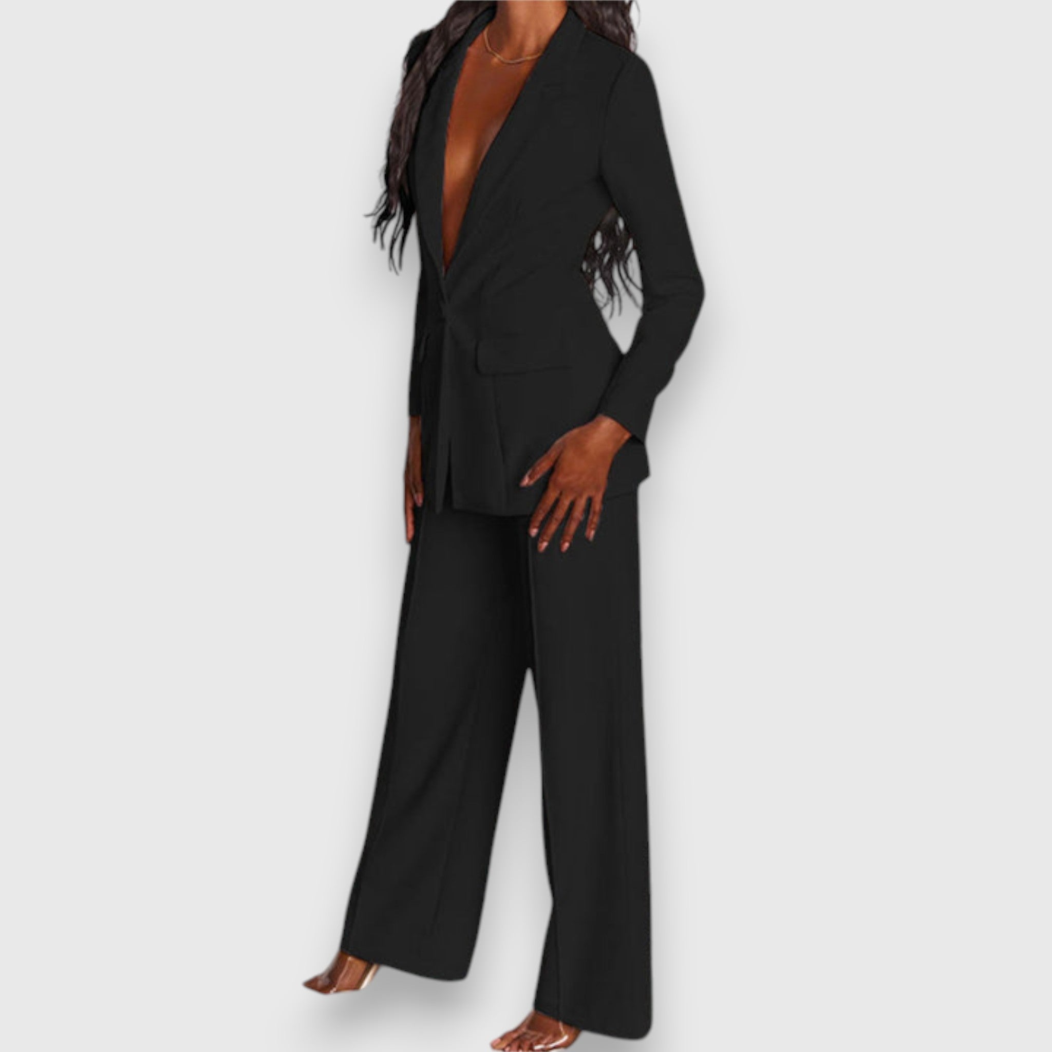 Kim dames kleurrijke getailleerde jumpsuit