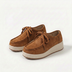 Paula comfortschoenen met veters en chunky zool