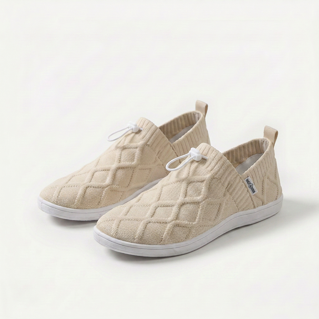 Saskia barefoot sneakers met brede neus