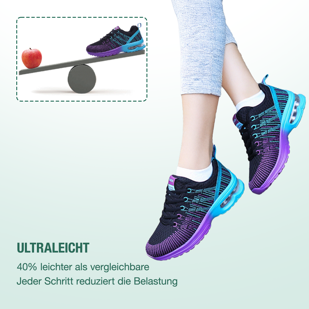 Jolien zwart-paarse comfortschoenen