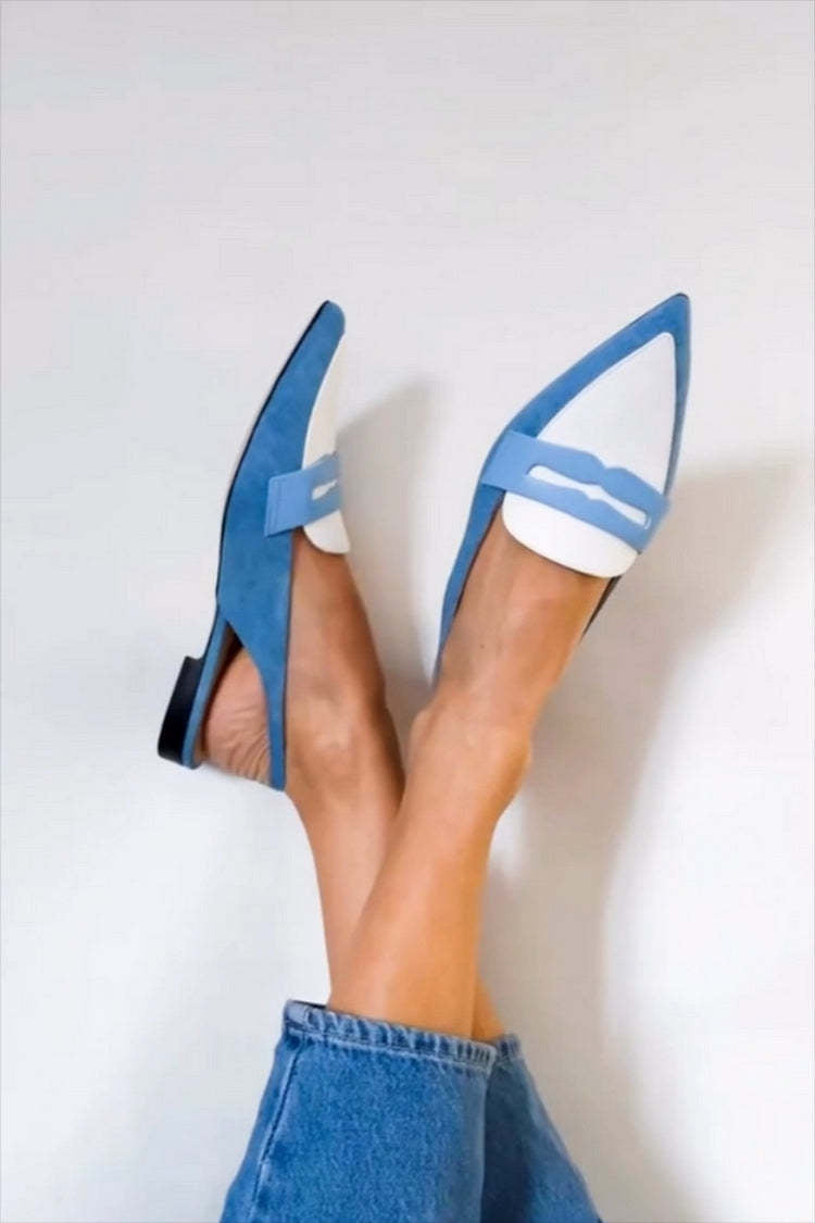 Tijdloze elegante dames mocassins in effen uitvoering, handgemaakt en comfortabel