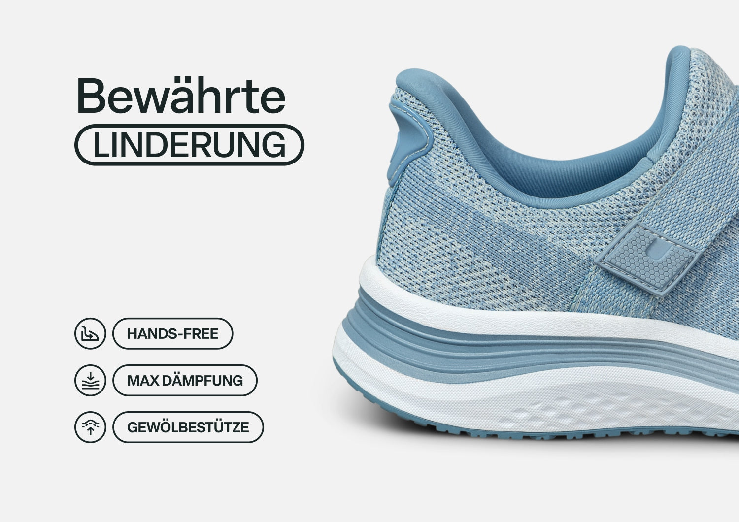 Seline lichte actieve slip-ons
