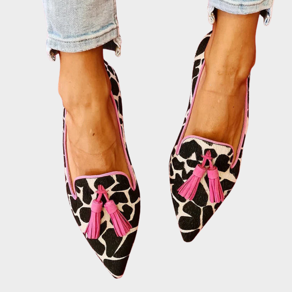Klassieke dames mocassins met franjes, handgemaakt en comfortabel voor elke dag