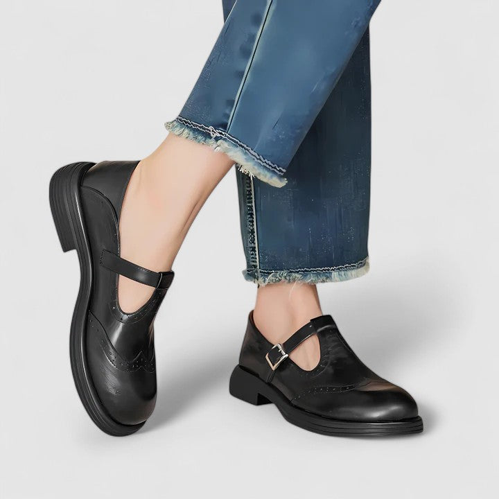 Anouk dames brogue mary jane schoenen