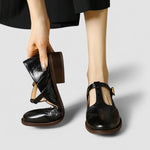 Hanne dames geperforeerde t-band schoenen