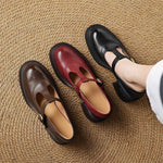 Tessa dames mary jane schoenen met blokhak
