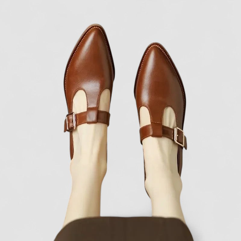 Marije dames gevlochten sandalen met gesloten neus