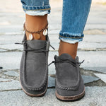 Zachte dames schoenen met bohemian print, gedempte loopzool en ruime pasvorm