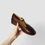Hanne dames geperforeerde t-band schoenen