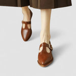 Marije dames gevlochten sandalen met gesloten neus