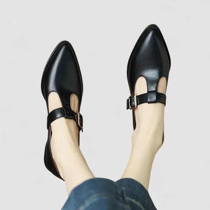 Marije dames gevlochten sandalen met gesloten neus