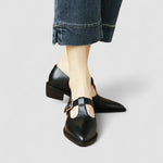 Marije dames gevlochten sandalen met gesloten neus