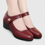 Karlijn dames mary jane schoenen met sleehak