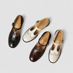 Hanne dames geperforeerde t-band schoenen