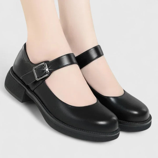 Odile dames mary jane schoenen met grove zool
