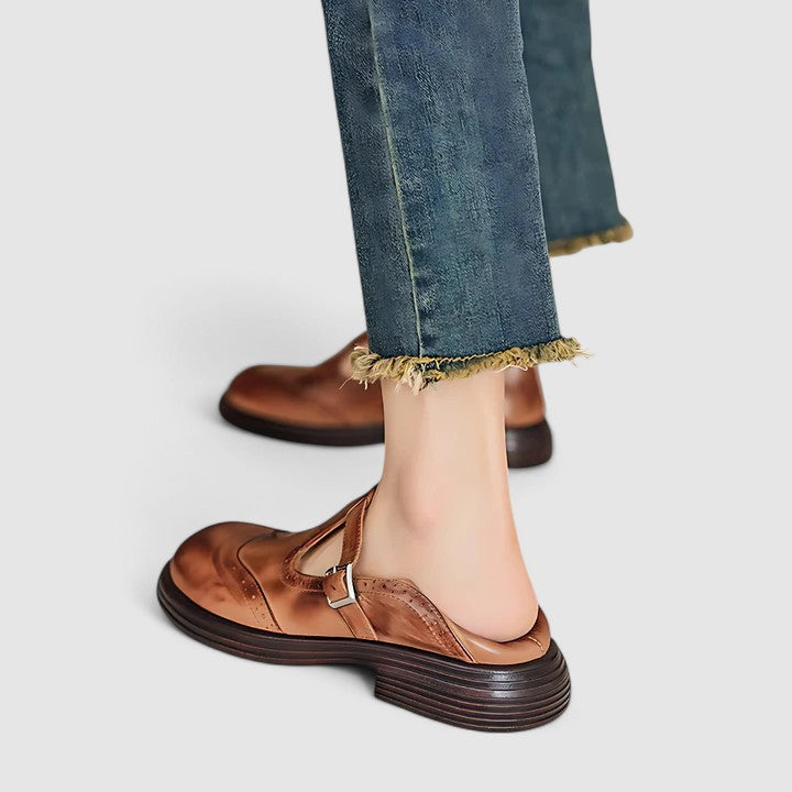 Anouk dames brogue mary jane schoenen