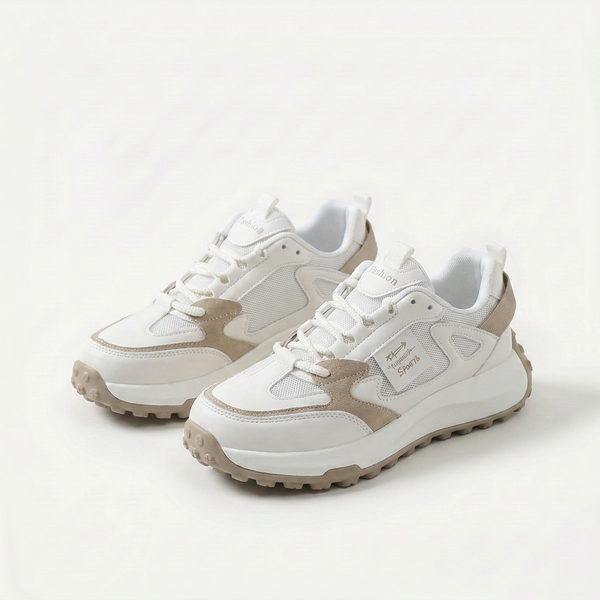 Fieke lichte sneakers voor herfst en winter