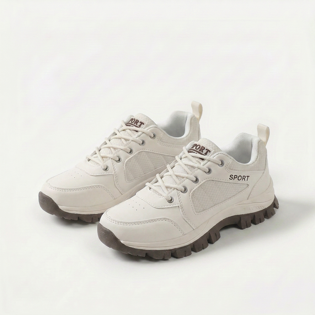 Nienke lichte trail-sneakers