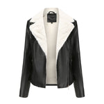 Dames jack van nepleer met warme zachte teddyvoering voor de winter