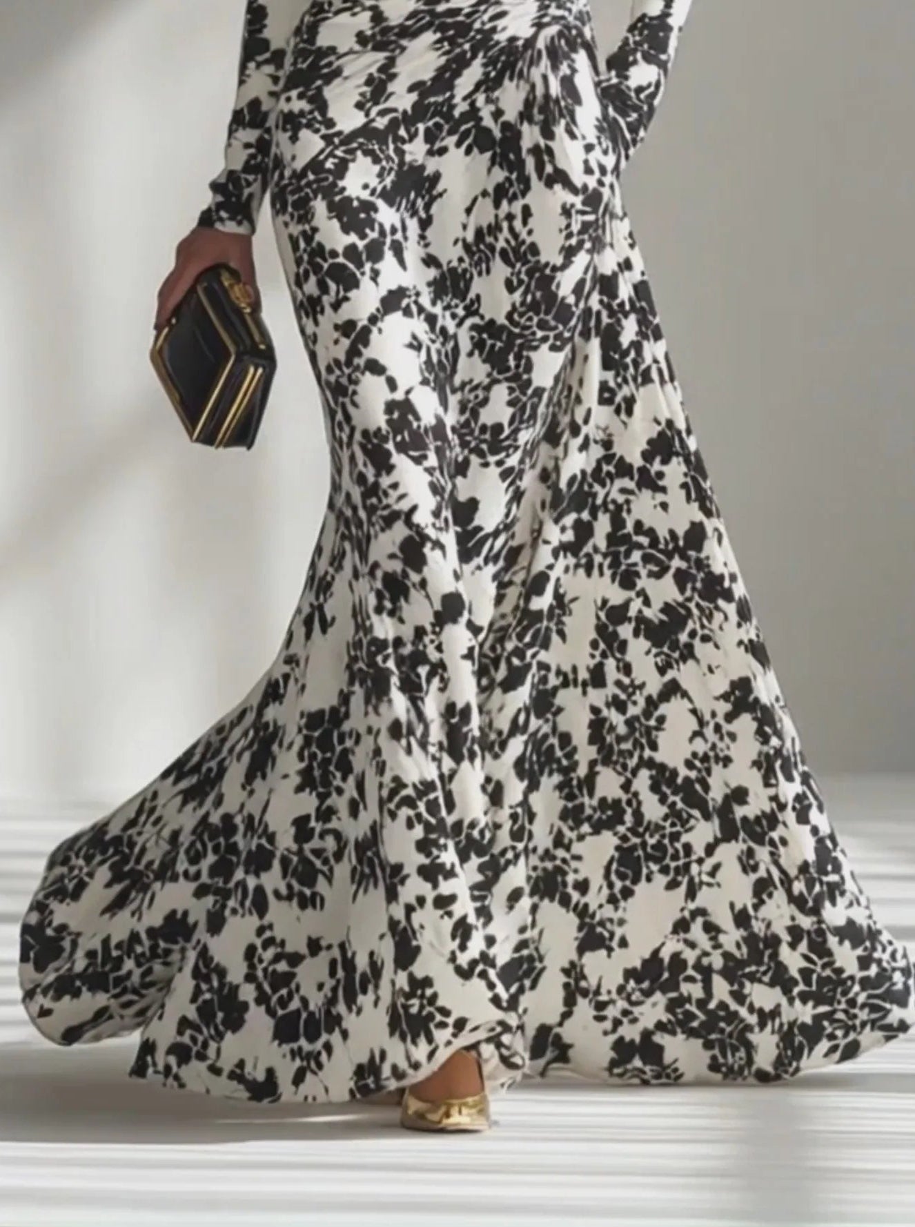 Nikita dames wikkel maxi-jurk met bloemenprint