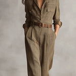 Celeste dames getailleerde jumpsuit