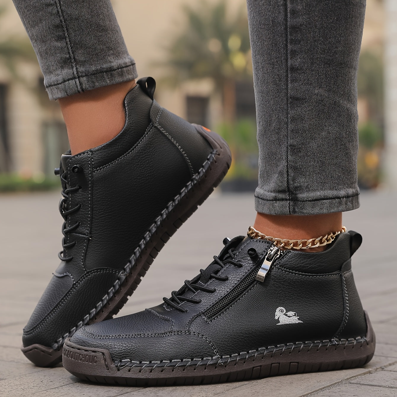Cato ondersteunende sneakers met rits