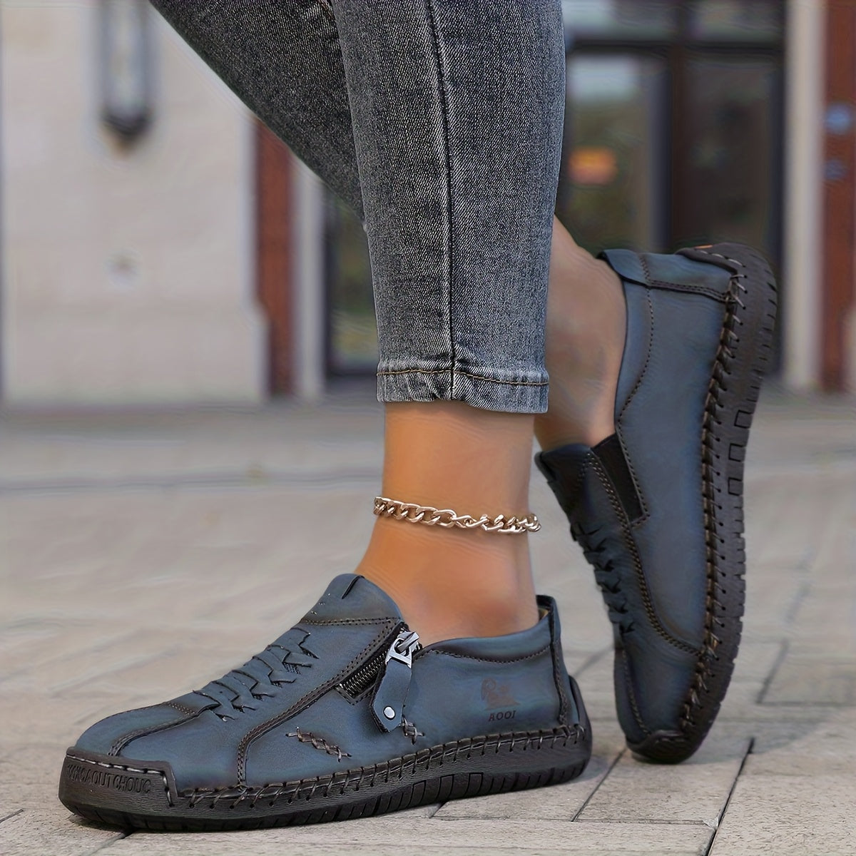 Gwen comfortsneakers met rits
