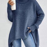 Hanne oversized trui met hoge hals