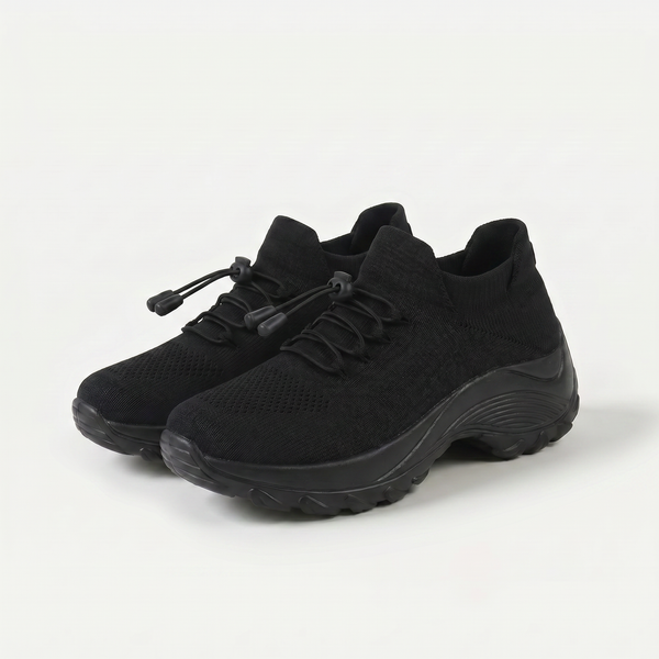 Geertje volledig zwarte comfortschoenen voor elke dag
