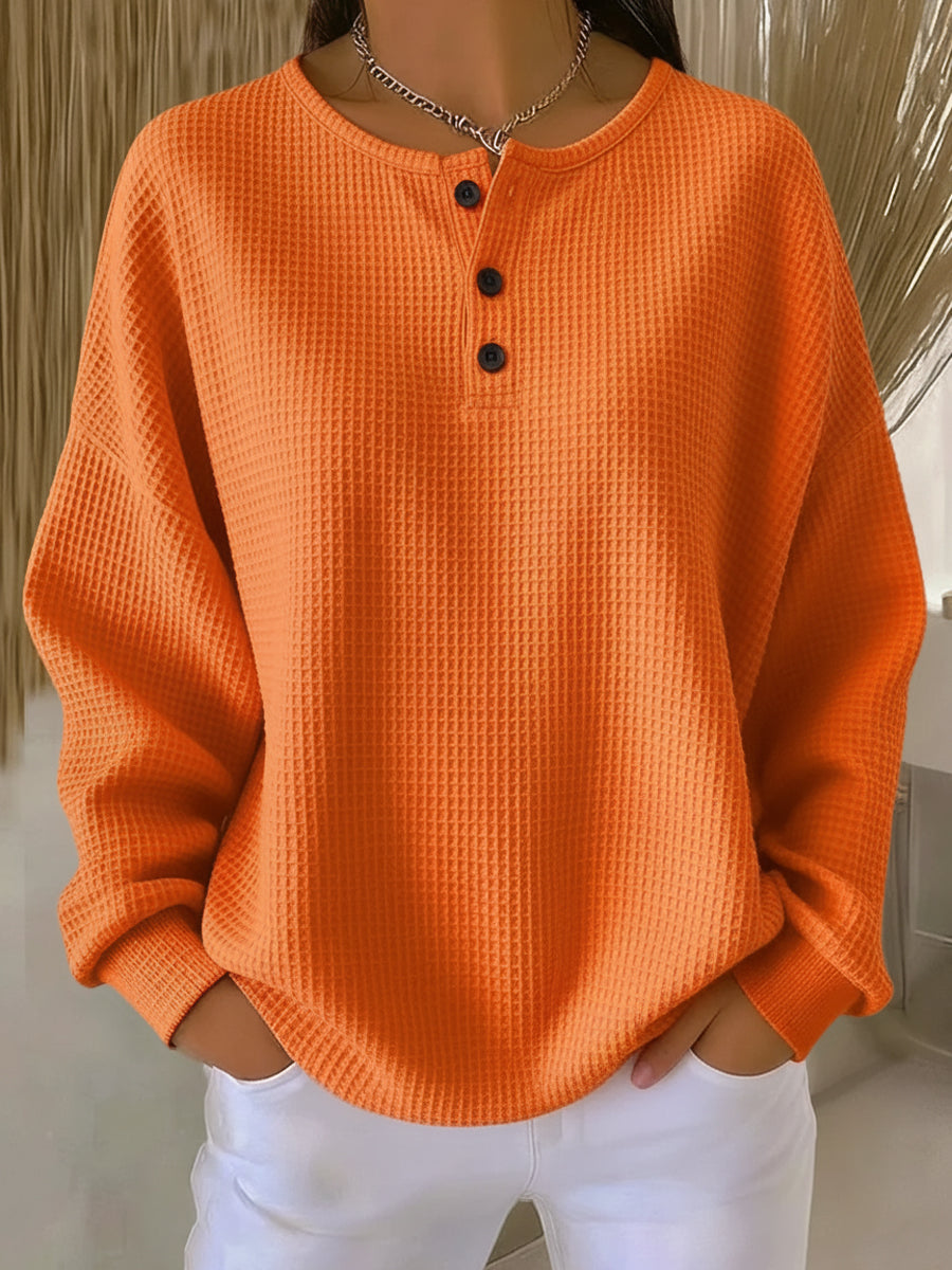 Hester zachte pullover met reliëf