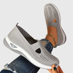 Orthopedische wandelschoenen voor dames met dempende zool en antislip rubberen buitenzool