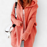 Oversized grofgebreid vest zonder sluiting voor dames, los gedragen over een effen top