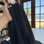 Kara dames maxi-jurk met diepe v-hals en lange mouwen