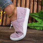Saskia barefoot sneakers met brede neus
