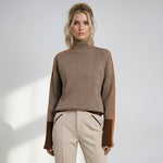 Odette moderne pullover met hoge hals