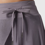 Elegante 2-in-1 dames rok met hoge taille, elastische band en soepel vallende stof