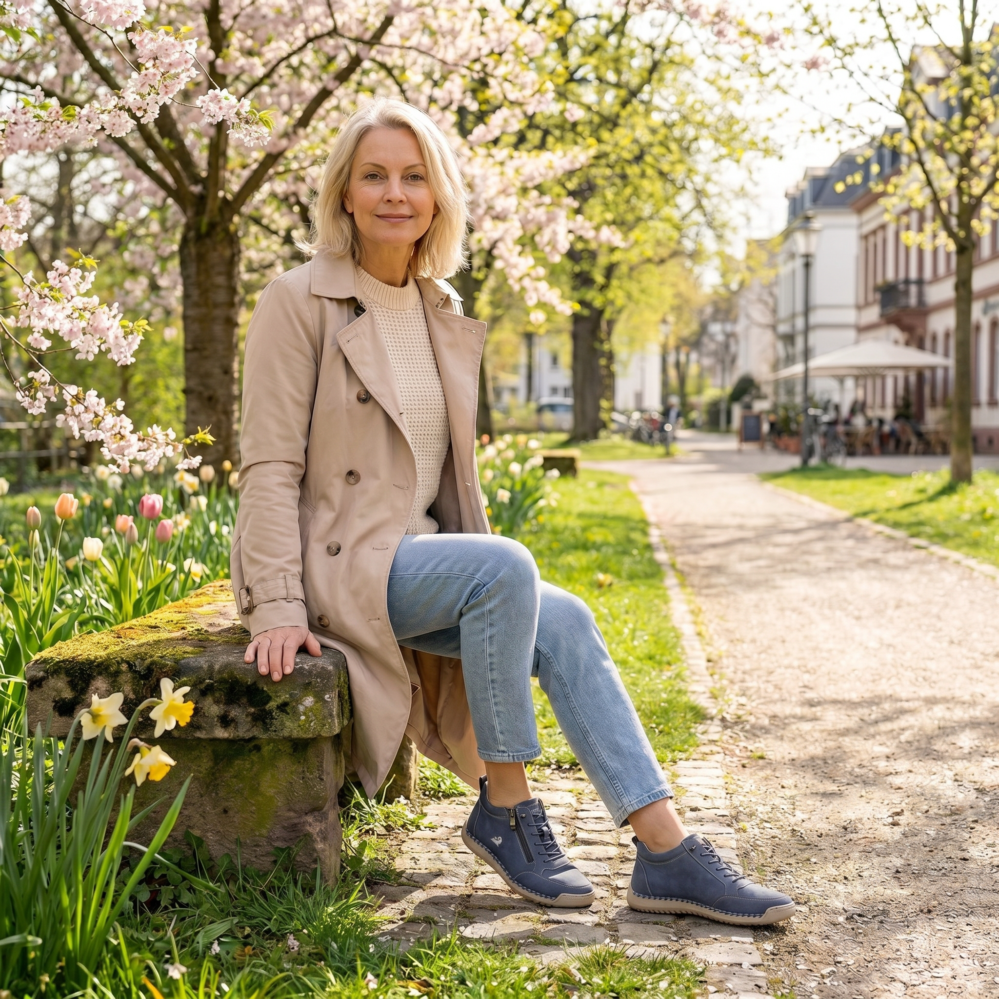 Cato ondersteunende sneakers met rits