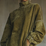 Janne oversized boho-trui met franjes