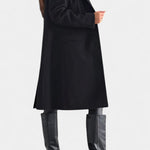 Saskia dames getailleerde halflange jas