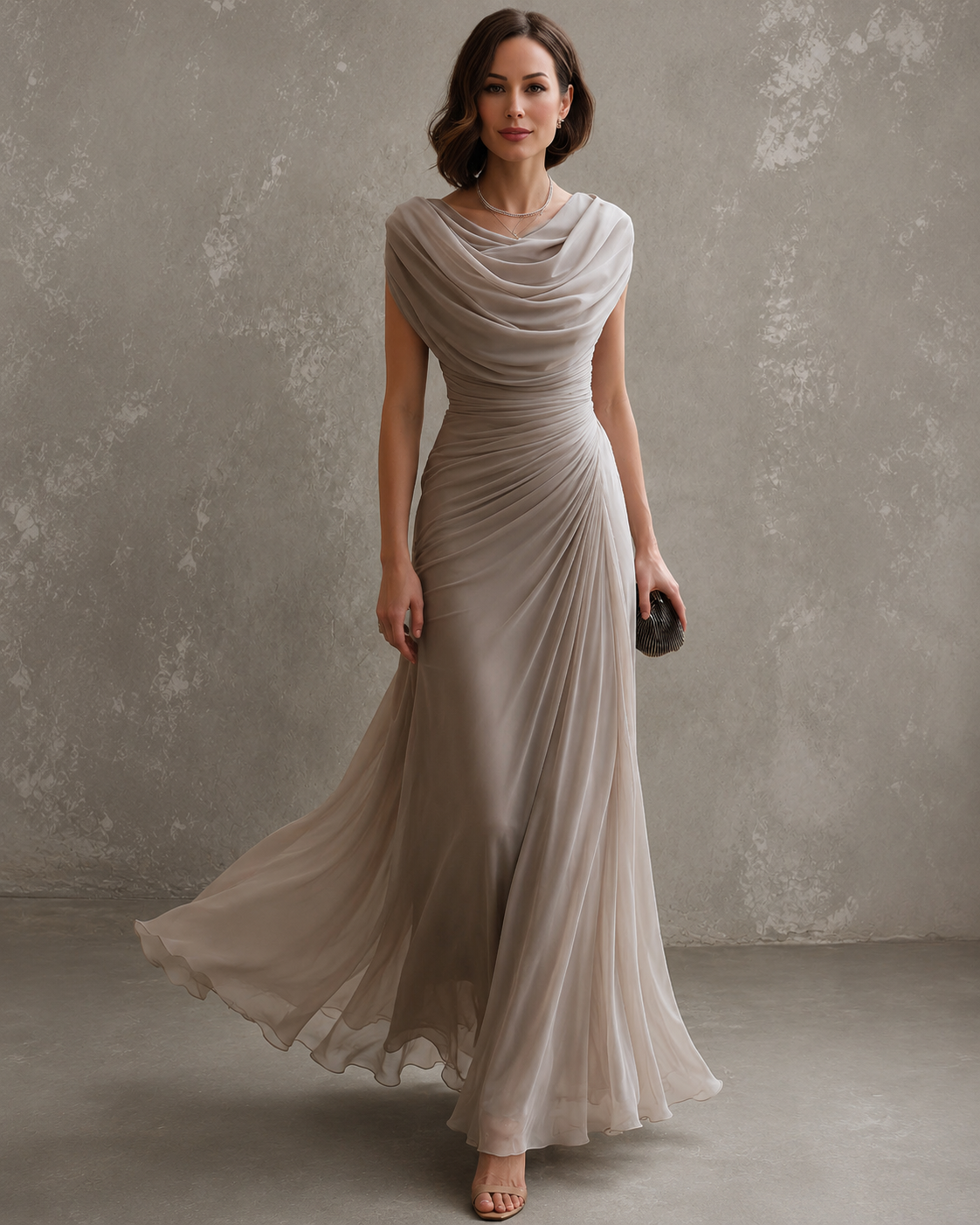Maaike elegante lange jurk