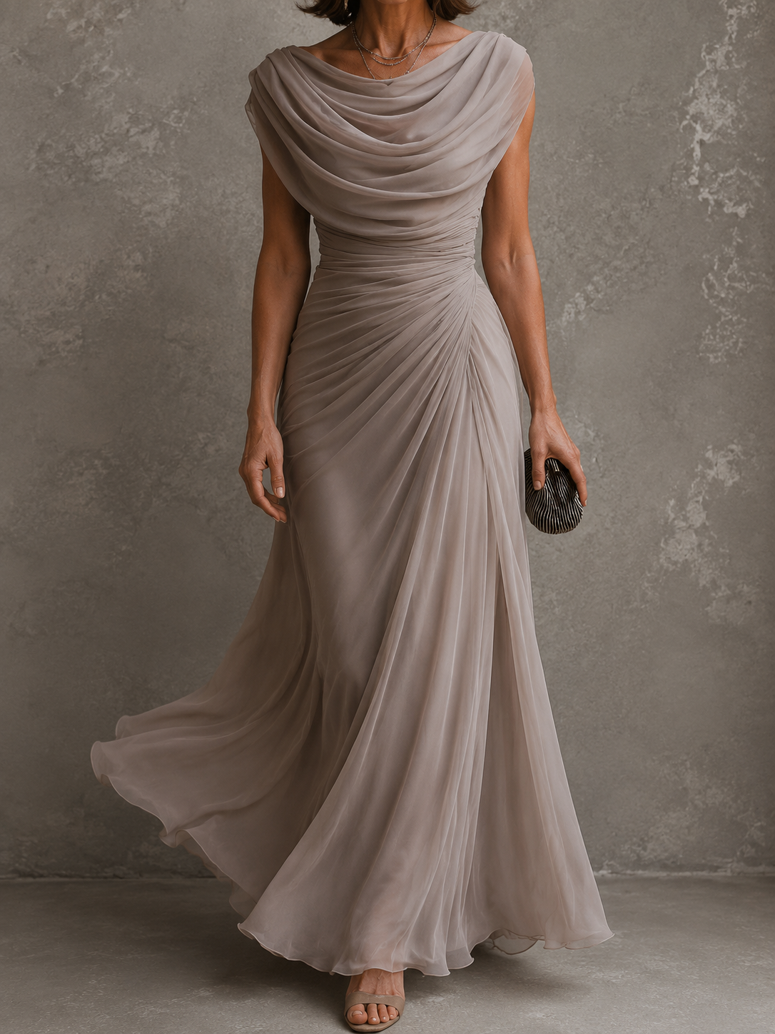 Maaike elegante lange jurk