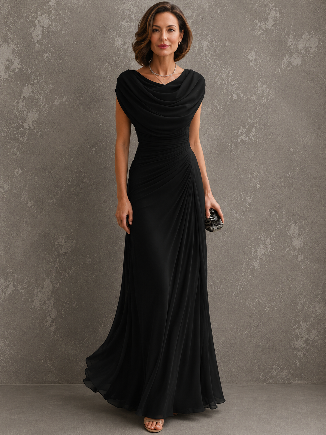 Maaike elegante lange jurk