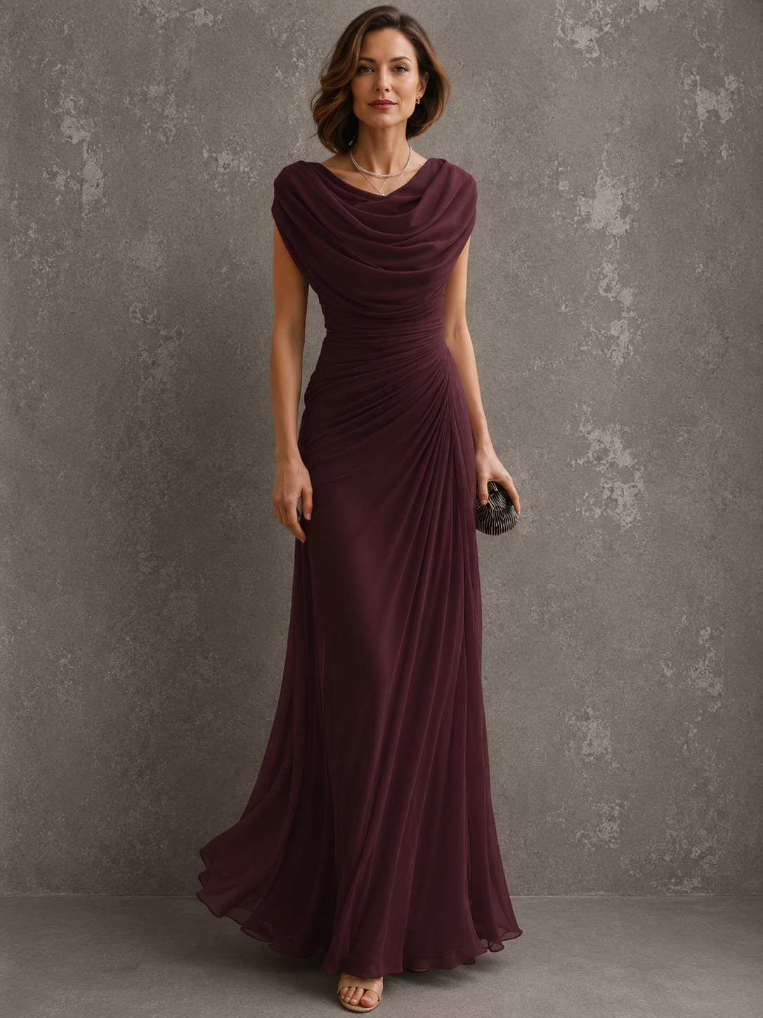 Maaike elegante lange jurk