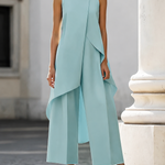 Nienke elegante jumpsuit met wijde pijpen