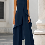 Nienke elegante jumpsuit met wijde pijpen