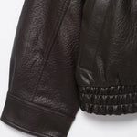 Oversized dames jack van nepleer met zachte imitatiebont kraag