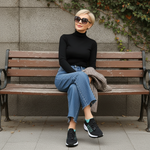 Celine groen-zwarte comfortschoenen