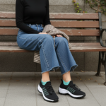 Celine groen-zwarte comfortschoenen