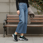 Celine groen-zwarte comfortschoenen